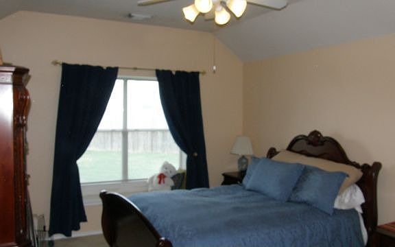 Master bedroom on first floor