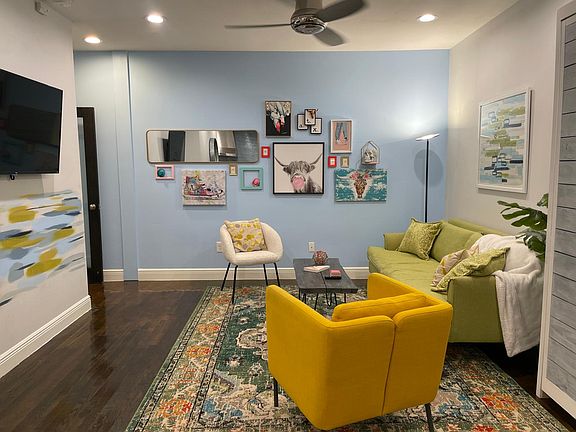 bright open living area