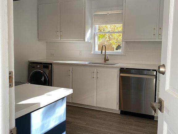 kitchen view from backyard entrance