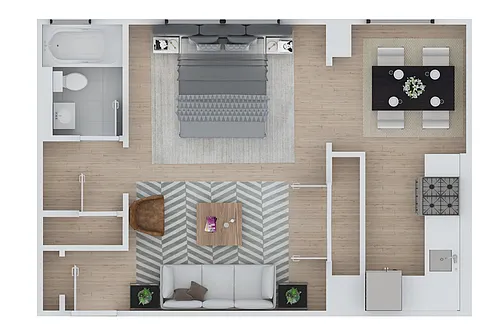 Floor plan Studio - EMB05