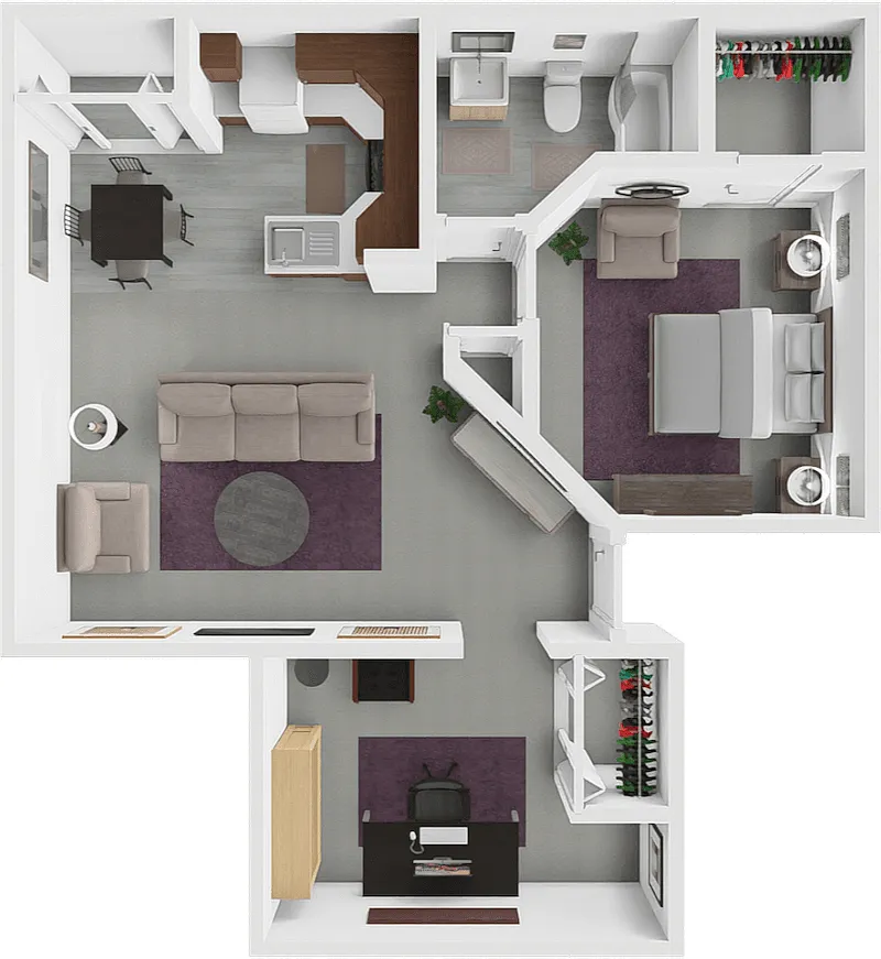 Floor plan Hideaway I