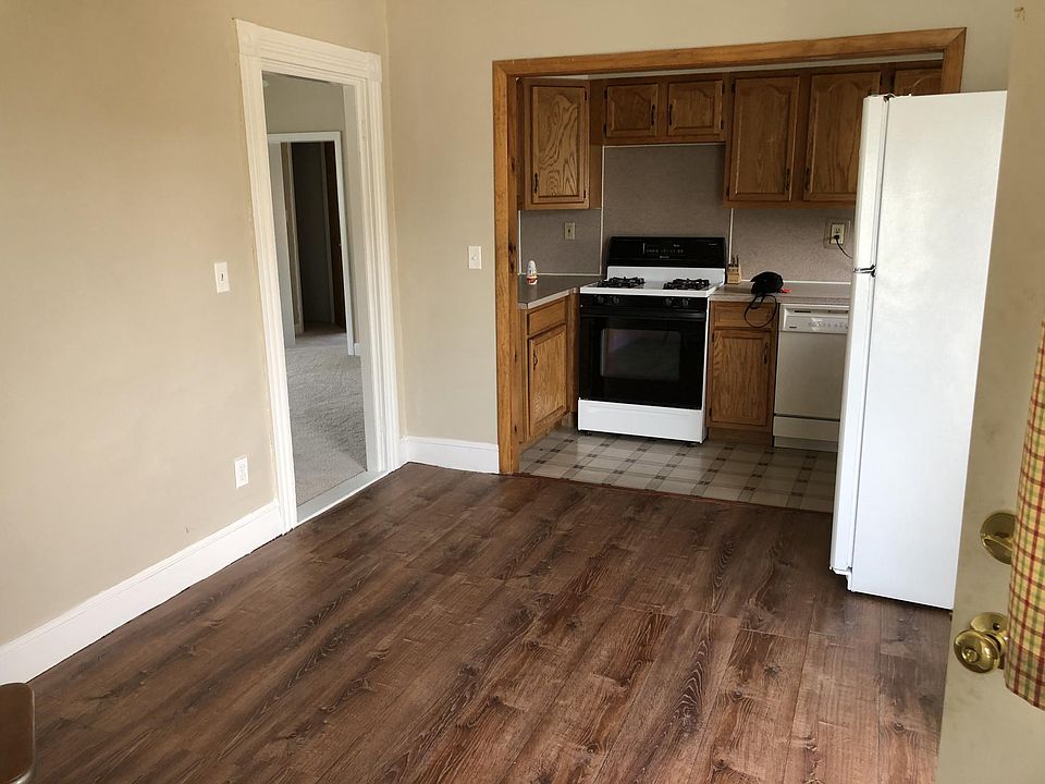 Dining room and kitchen