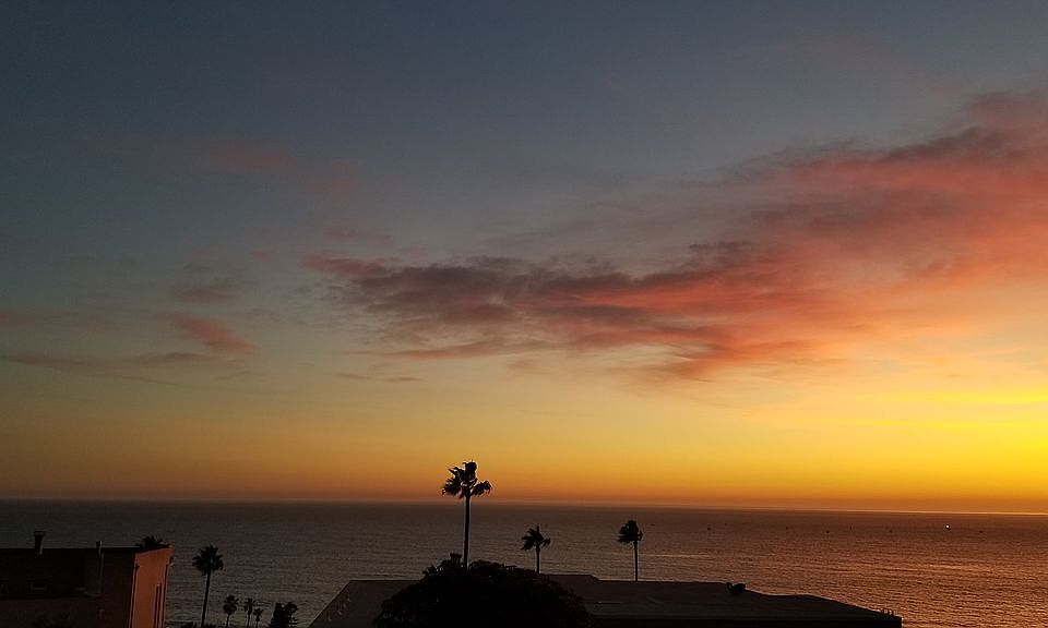 Sunset from balcony