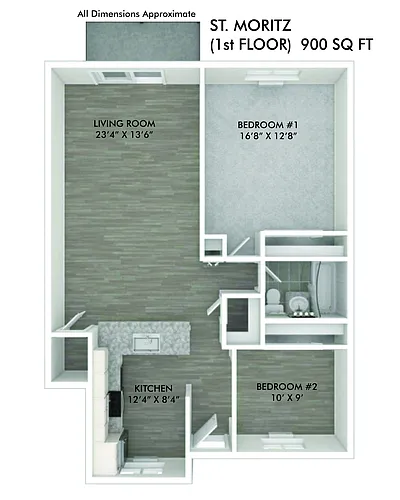 Floor plan ST MORITZ