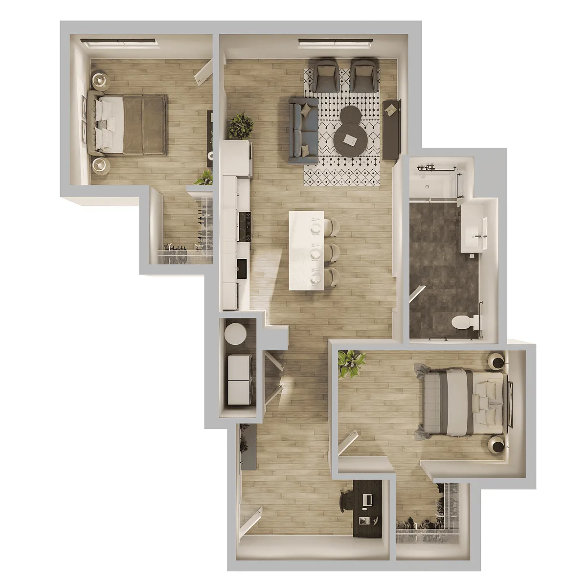 Floor plan L11-2BR