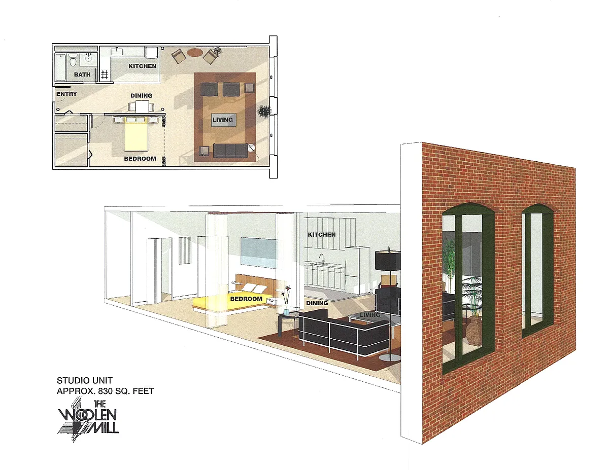 Floor plan Studio