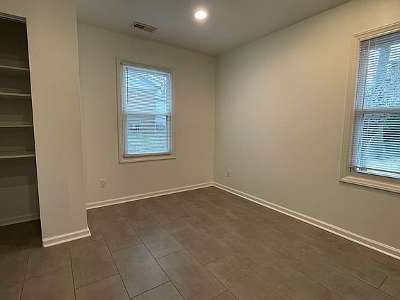 Dining area in kitchen with pantry closet