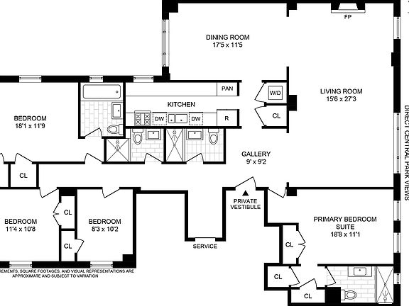 2nd image of 251 Central Park W APT 2A