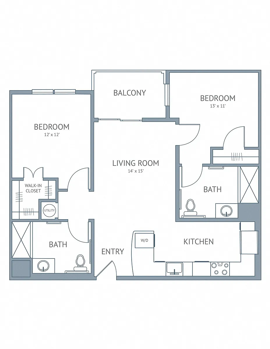 Floor plan Wright