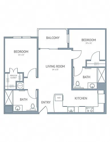 Floor plan Wright