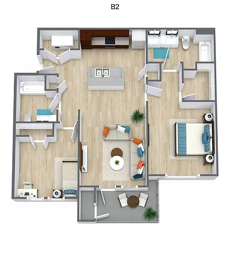 Floor plan B2