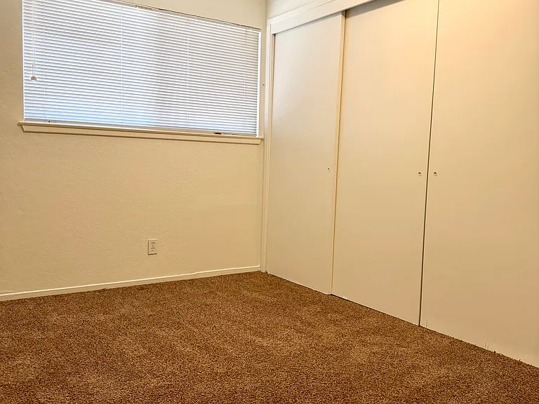 Bedroom #3 with wall-to-wall closet feature.