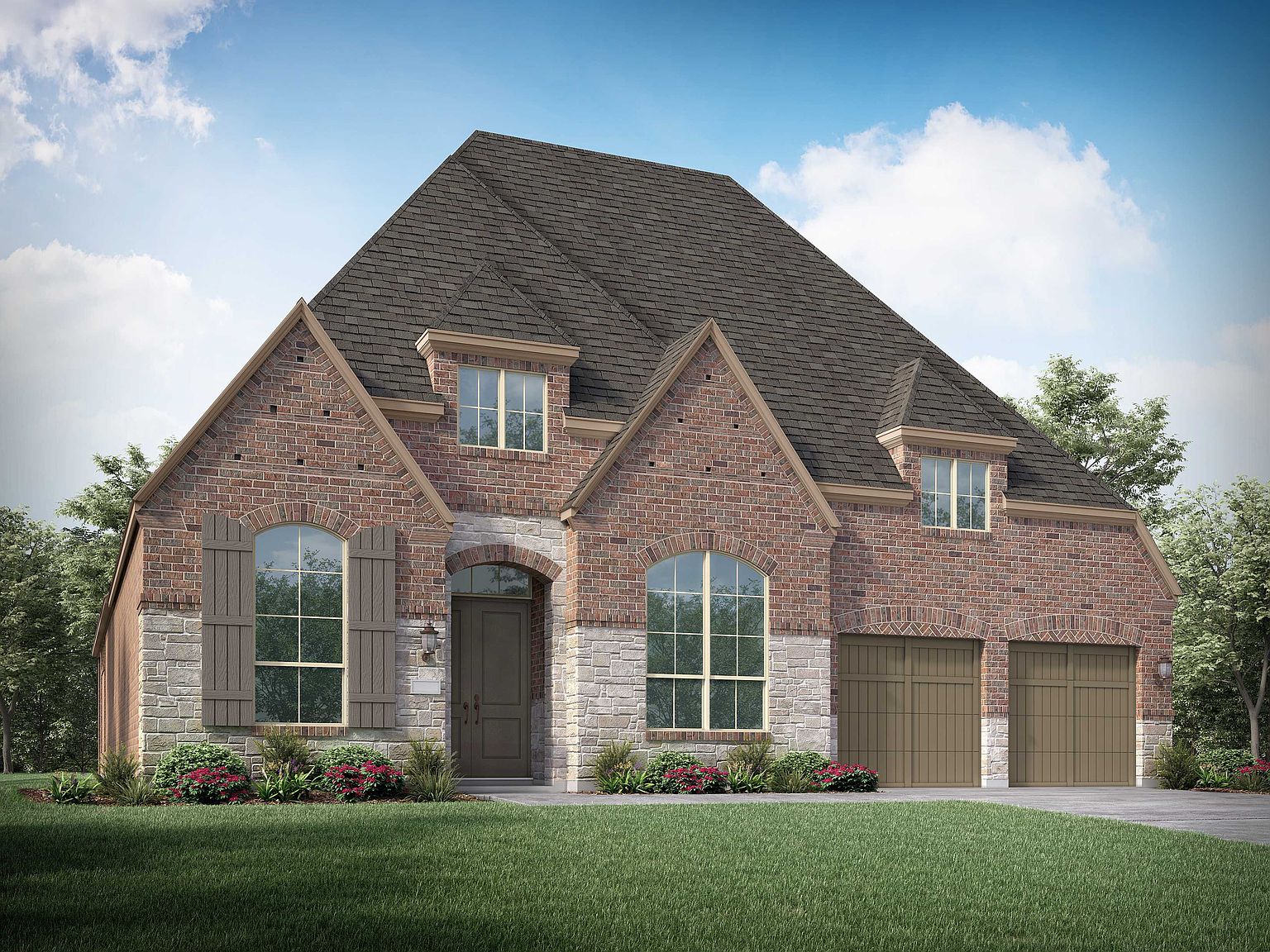 Plan 217 Plan, Woodforest Huntington: Noble Greens