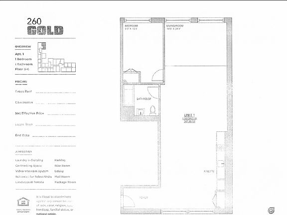 2nd image of 260 Gold St APT 501
