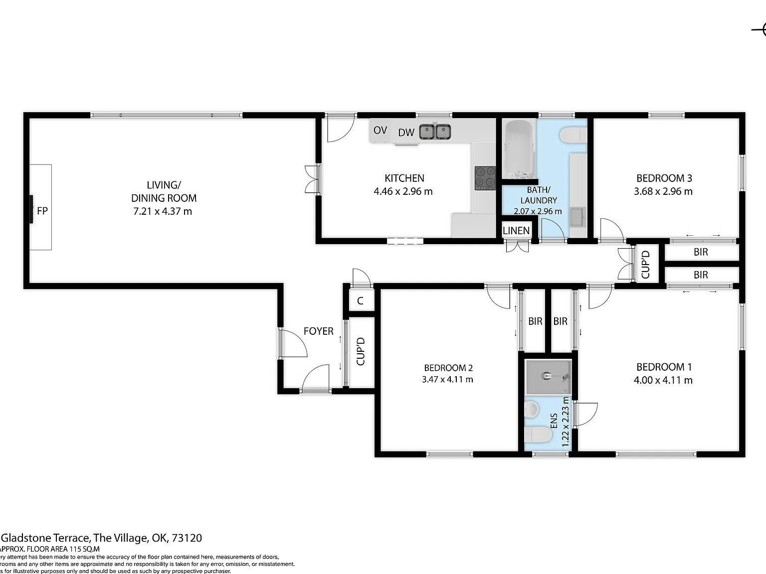 3 bed, 1372 sqft, $1,580 — Photo 3