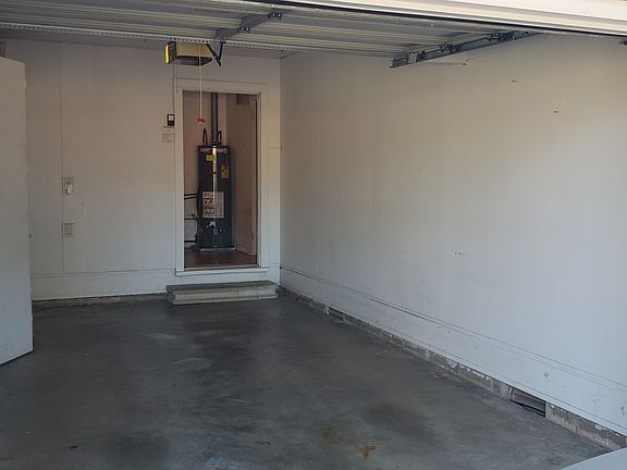 Enclosed garage w/ storage