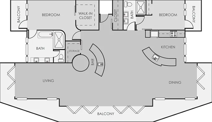 Penthouse Floorplan Diagram