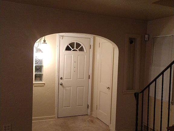 Front door off Living room
