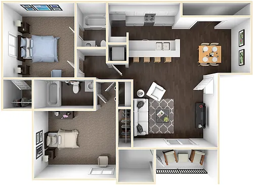 Floor plan 2X2
