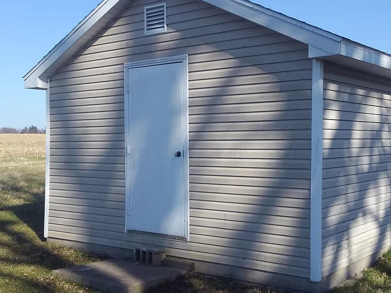 Outside storage shed