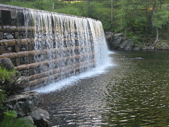 Nearby waterfall