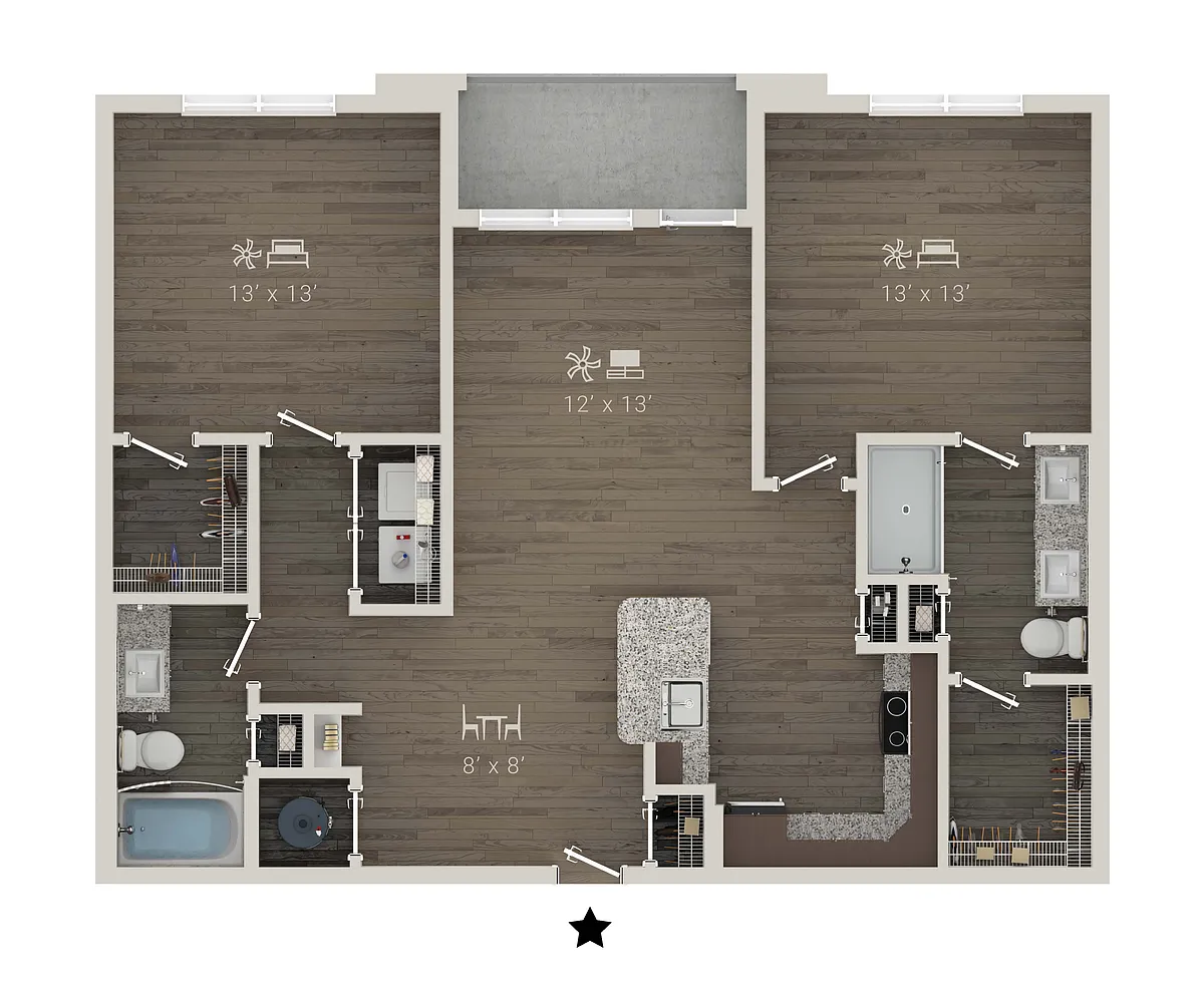 Floor plan Boardwalk