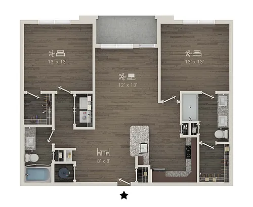 Floor plan B1