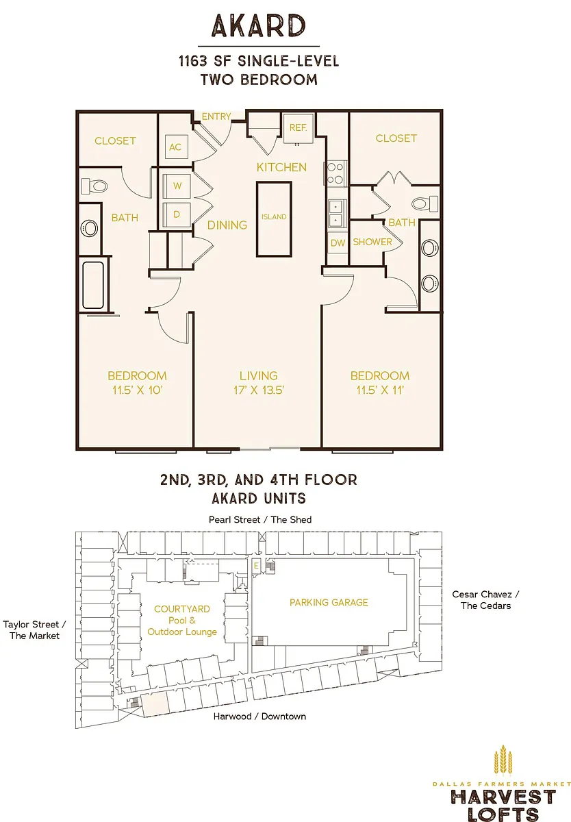 Floor plan Akard