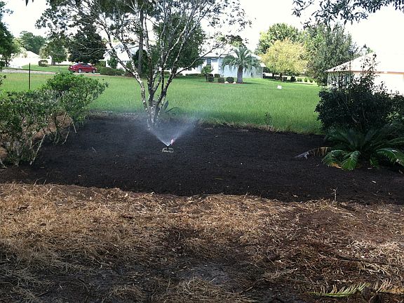 Irrigated and Sodded