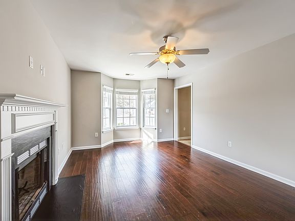 Living Room with wood burning Fire Place