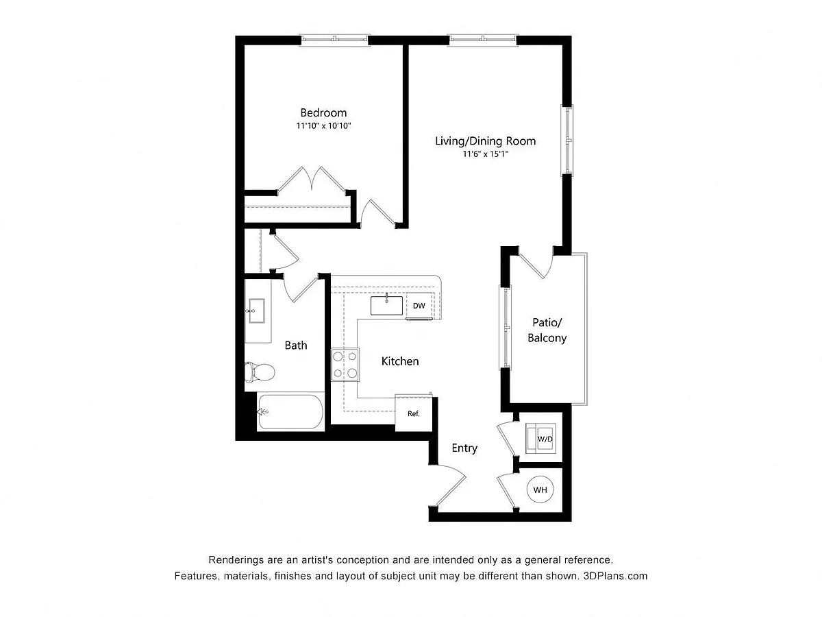 Floor plan 1F