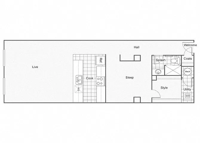 Floor plan Givenchy