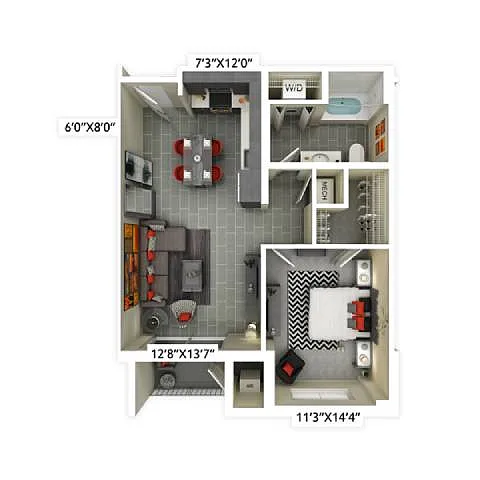Floor plan A2-08