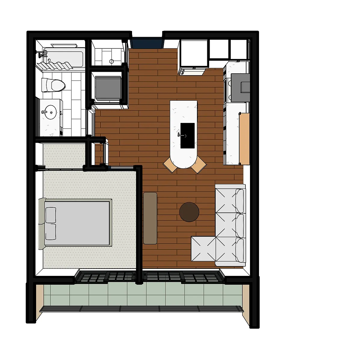 Floor plan Unfurnished
