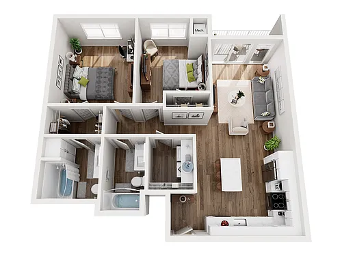 Floor plan Rainier III