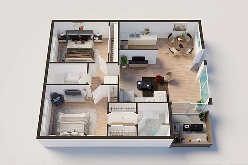 Floor plan 2 bedroom