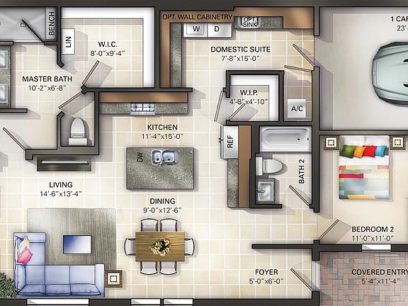 Amelia Floorplan