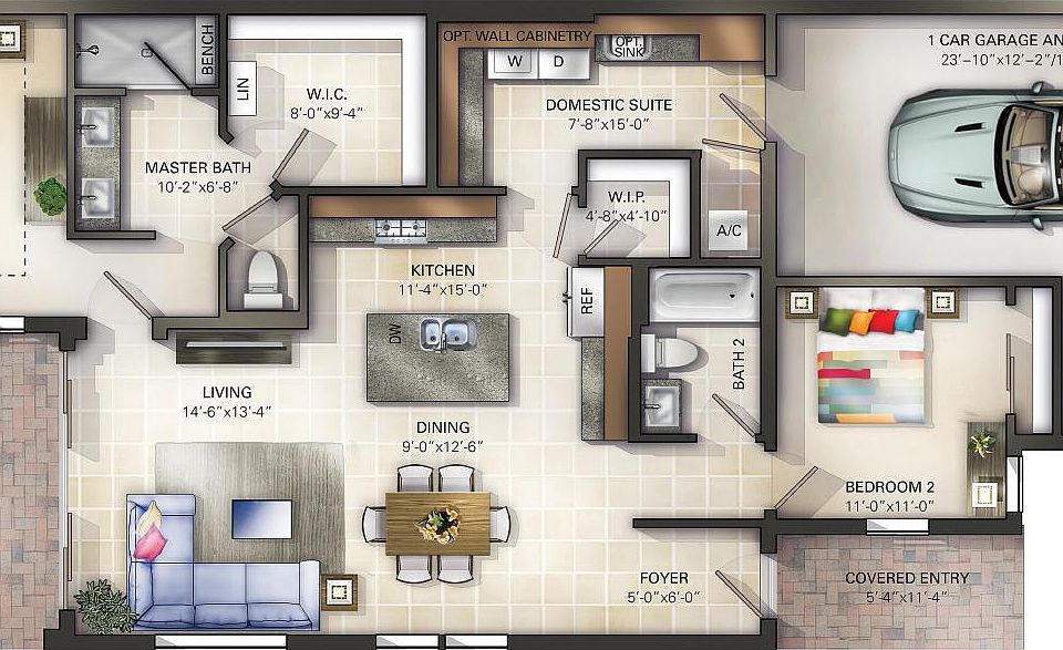 Amelia Floorplan