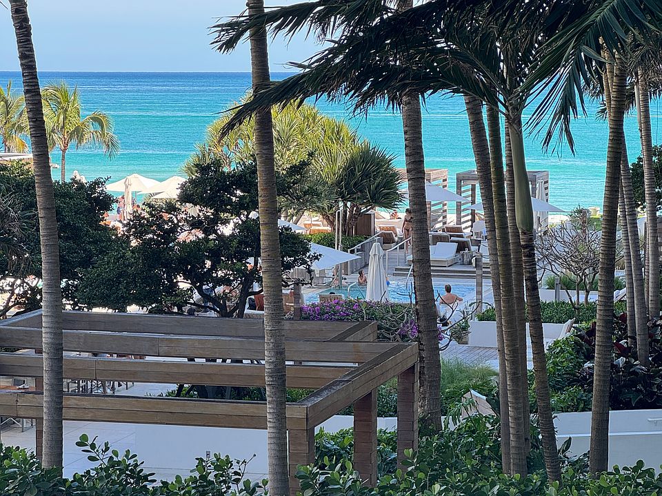 Balcony with partial ocean view