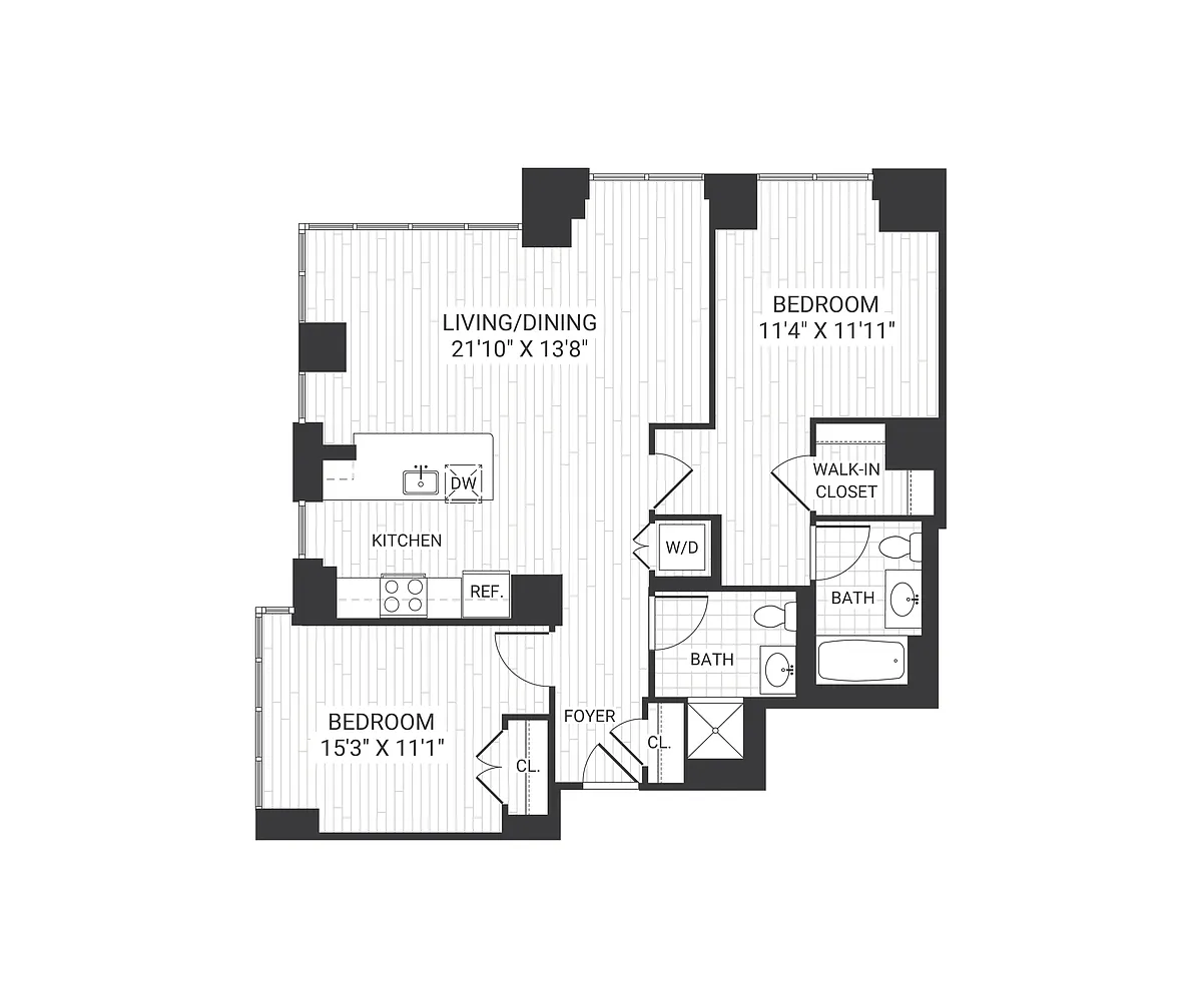 Floor plan B401 B5