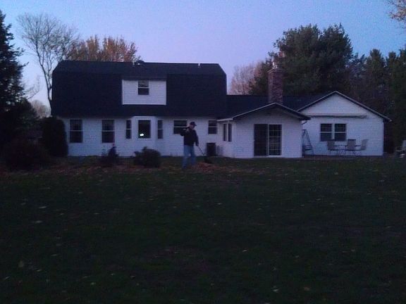 spacious backyard