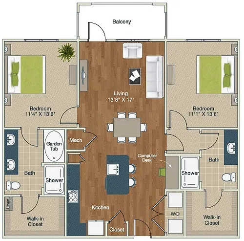 Floor plan B1