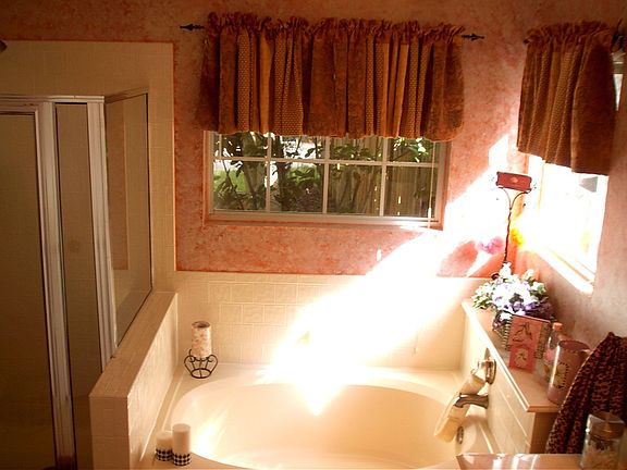 No crowding in this master bath...