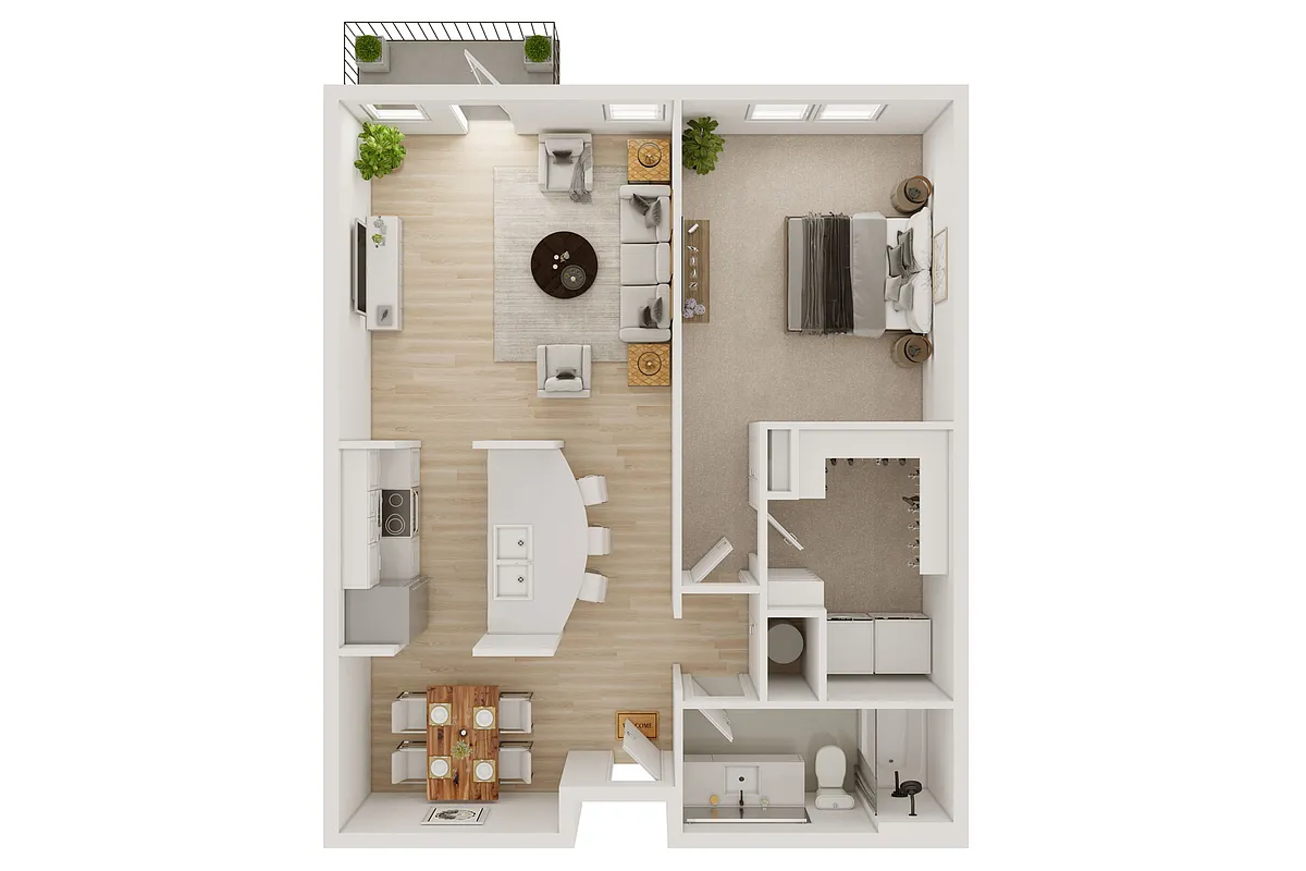 Floor plan A61B-P2