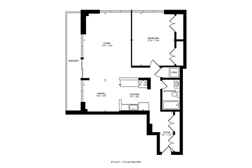 Floor plan The Harmony
