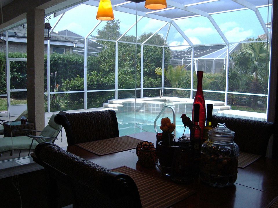 Pool View From Kitchen Nook
