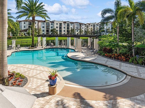 Resort-style swimming pool