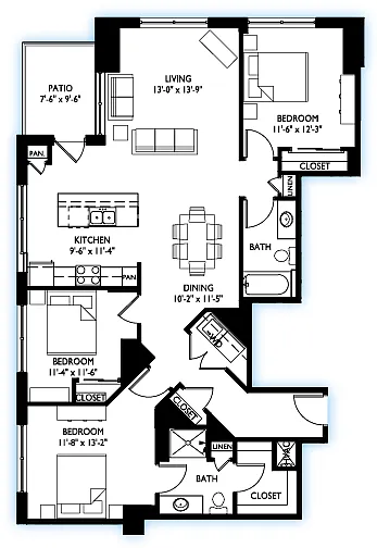 Floor plan 415