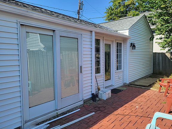 Backyard patio - reverse angle