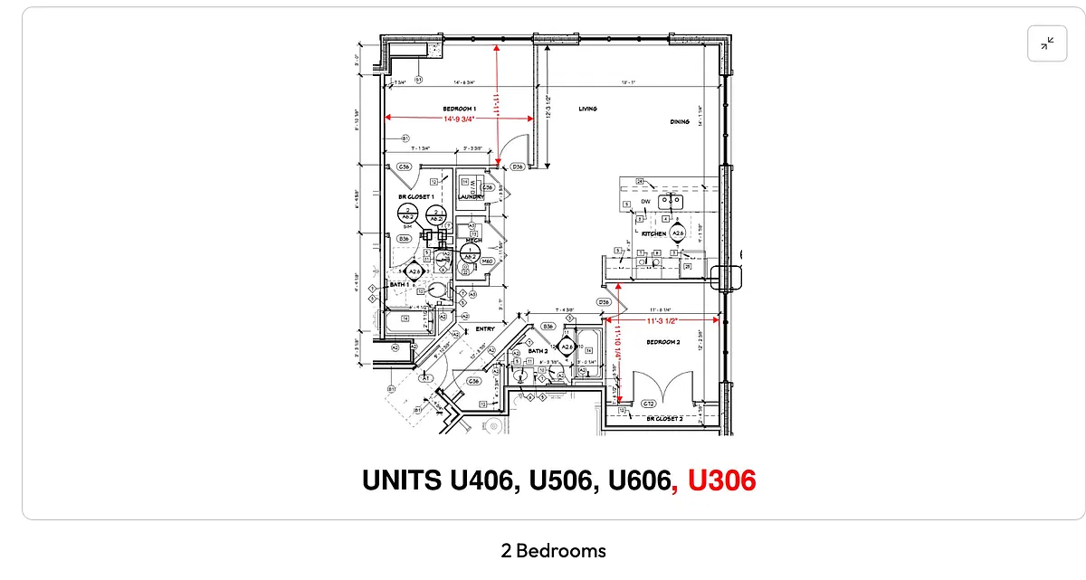 Floor plan 292 W Western 306 Muskegon MI 49440 Furnished
